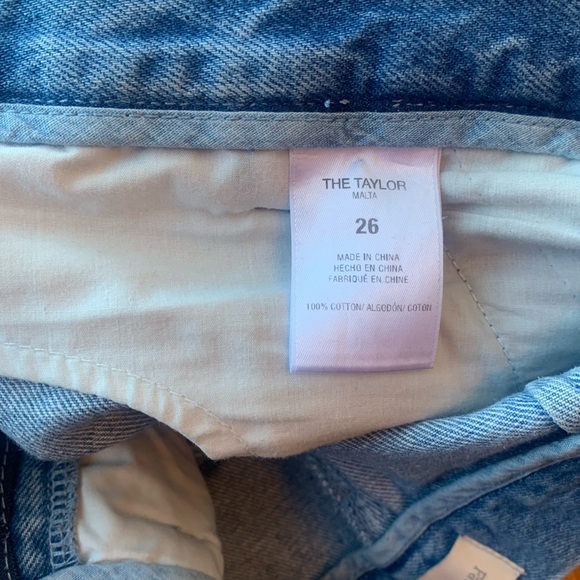 Favorite Daughter The Taylor Trouser Jeans Malta Low Rise Straight Size 26 - Picture 4 of 10